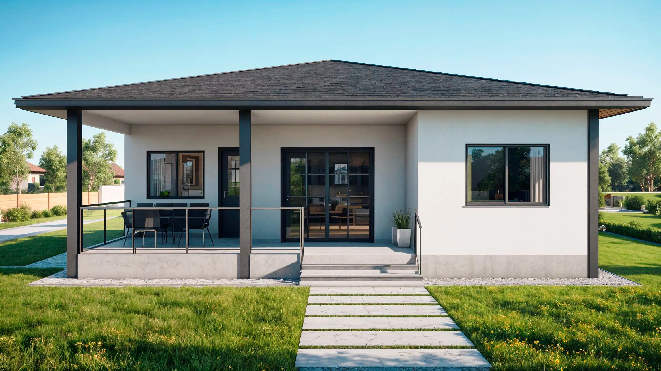 simple house front design