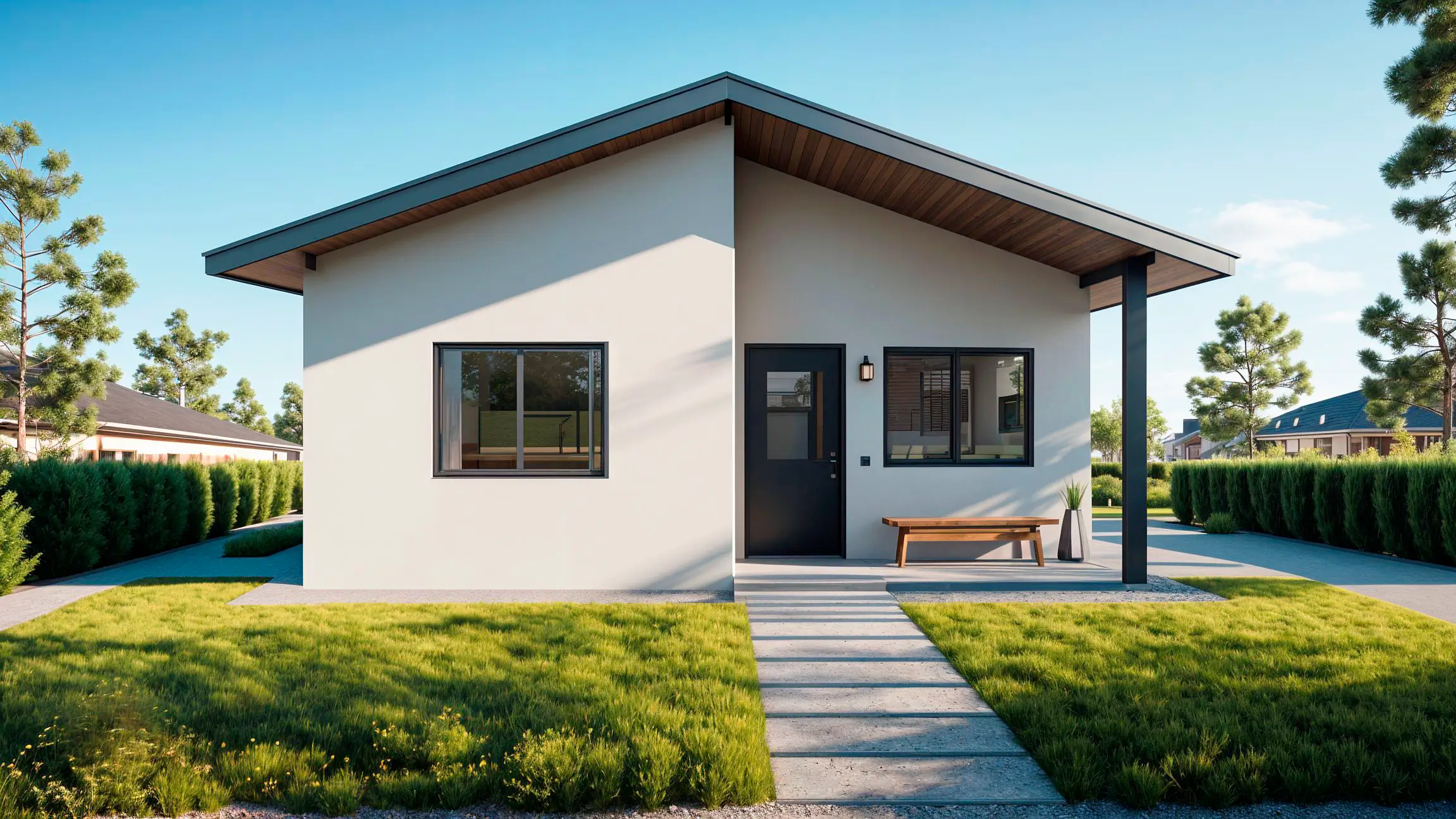 simple house front design