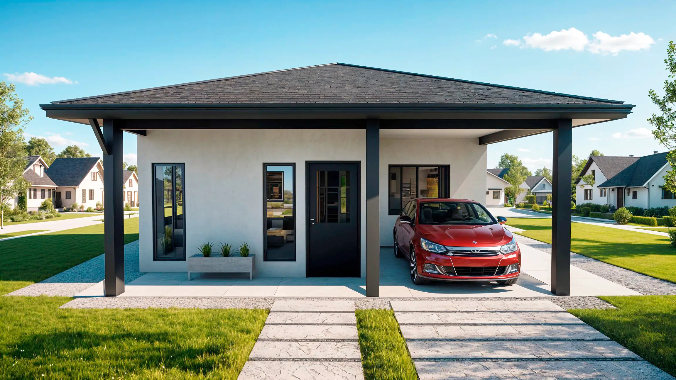 simple house front design