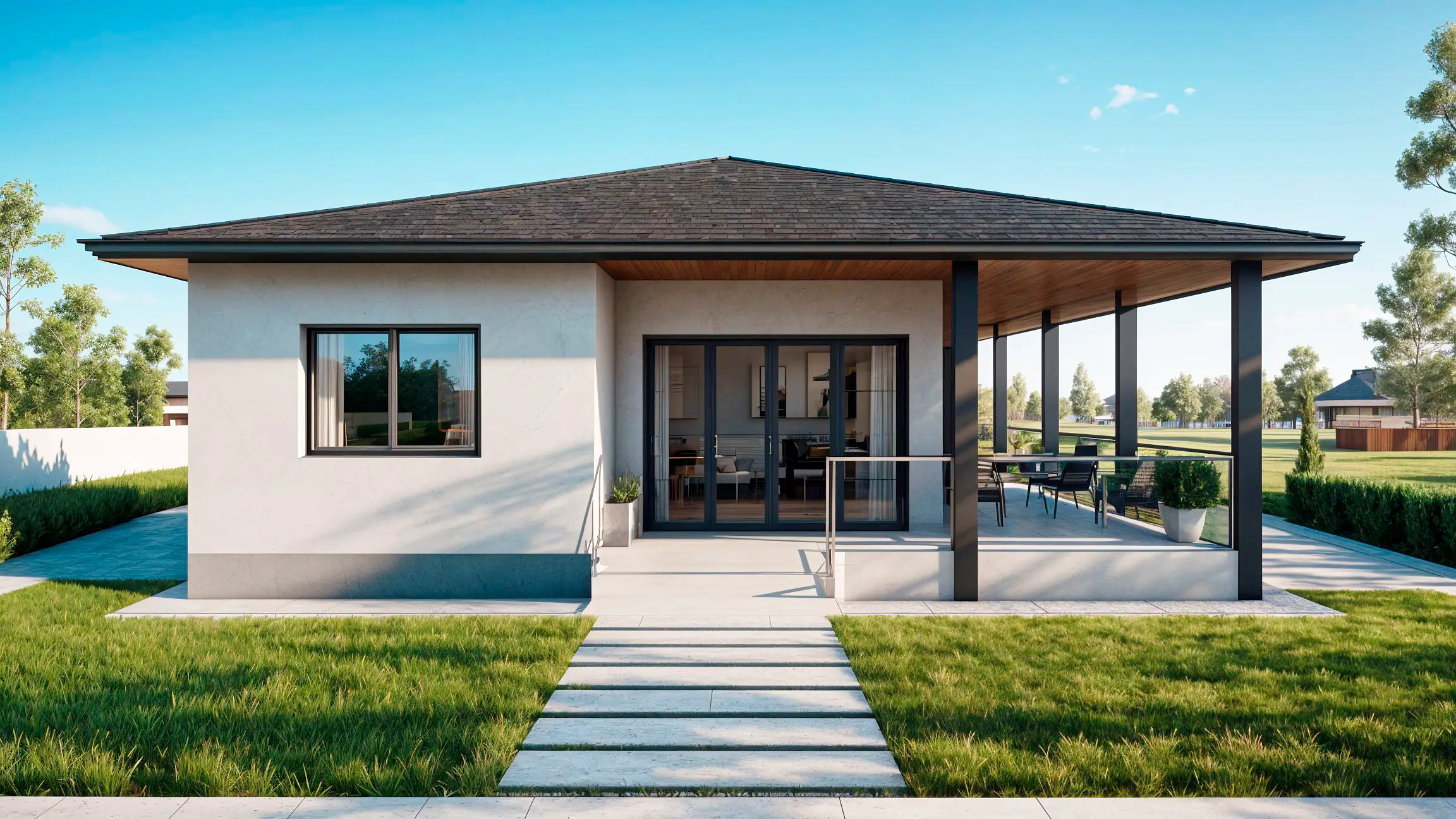 simple house front design