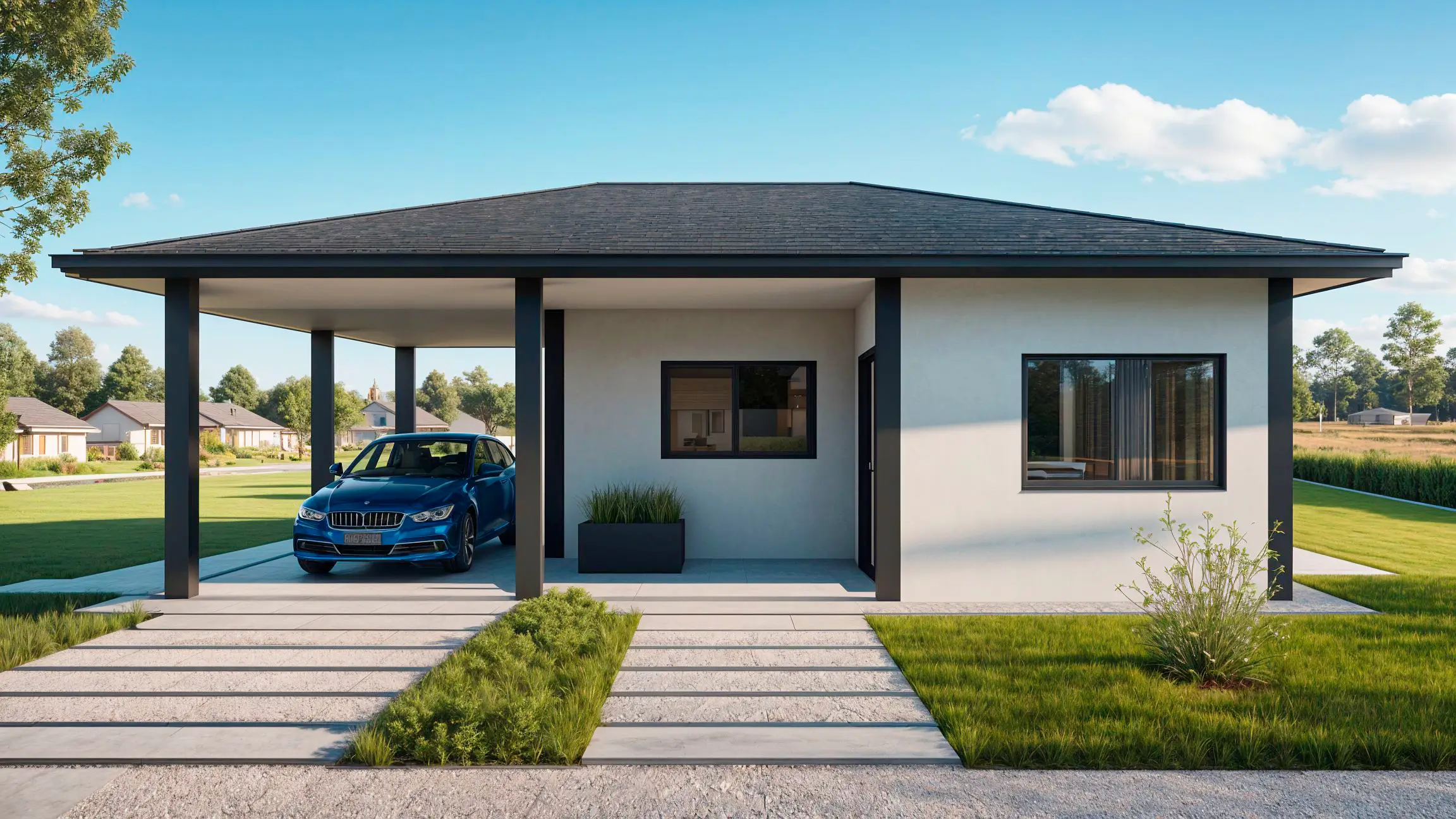 simple house front design