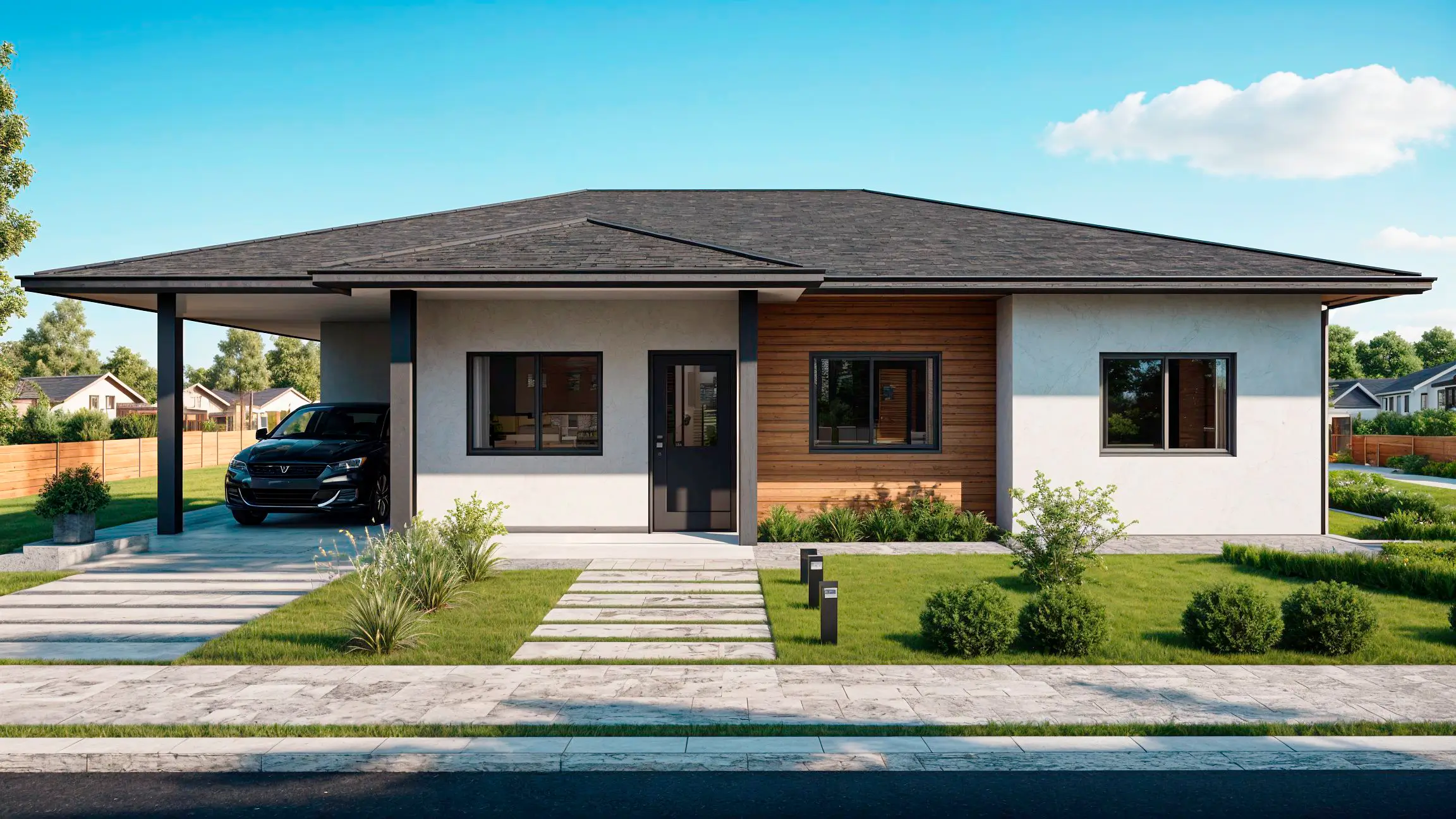 simple house front design