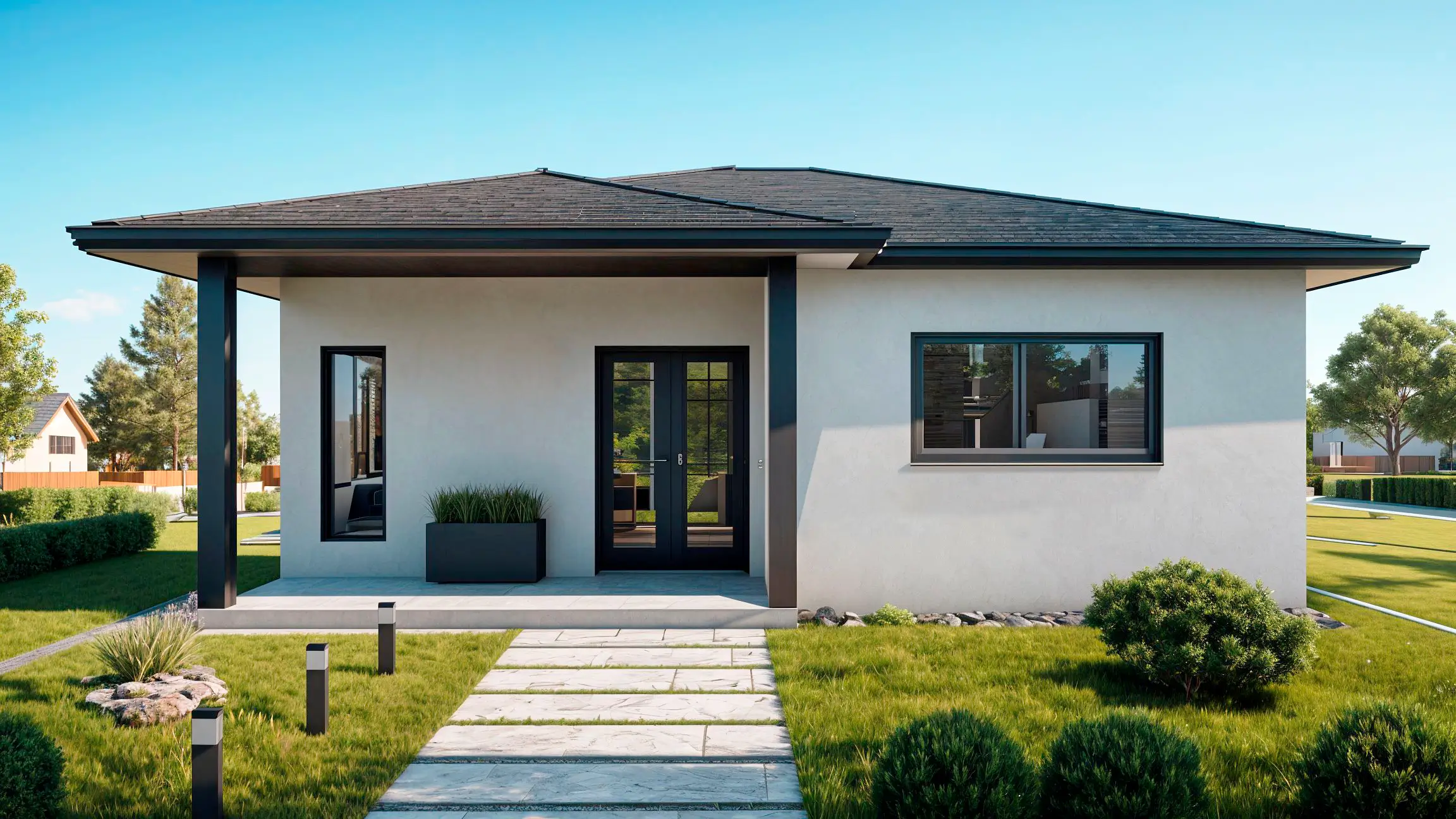 simple house front design